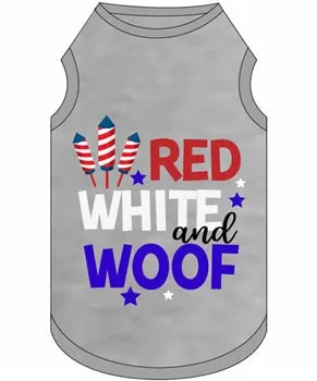 Red, White & Woof Shirt