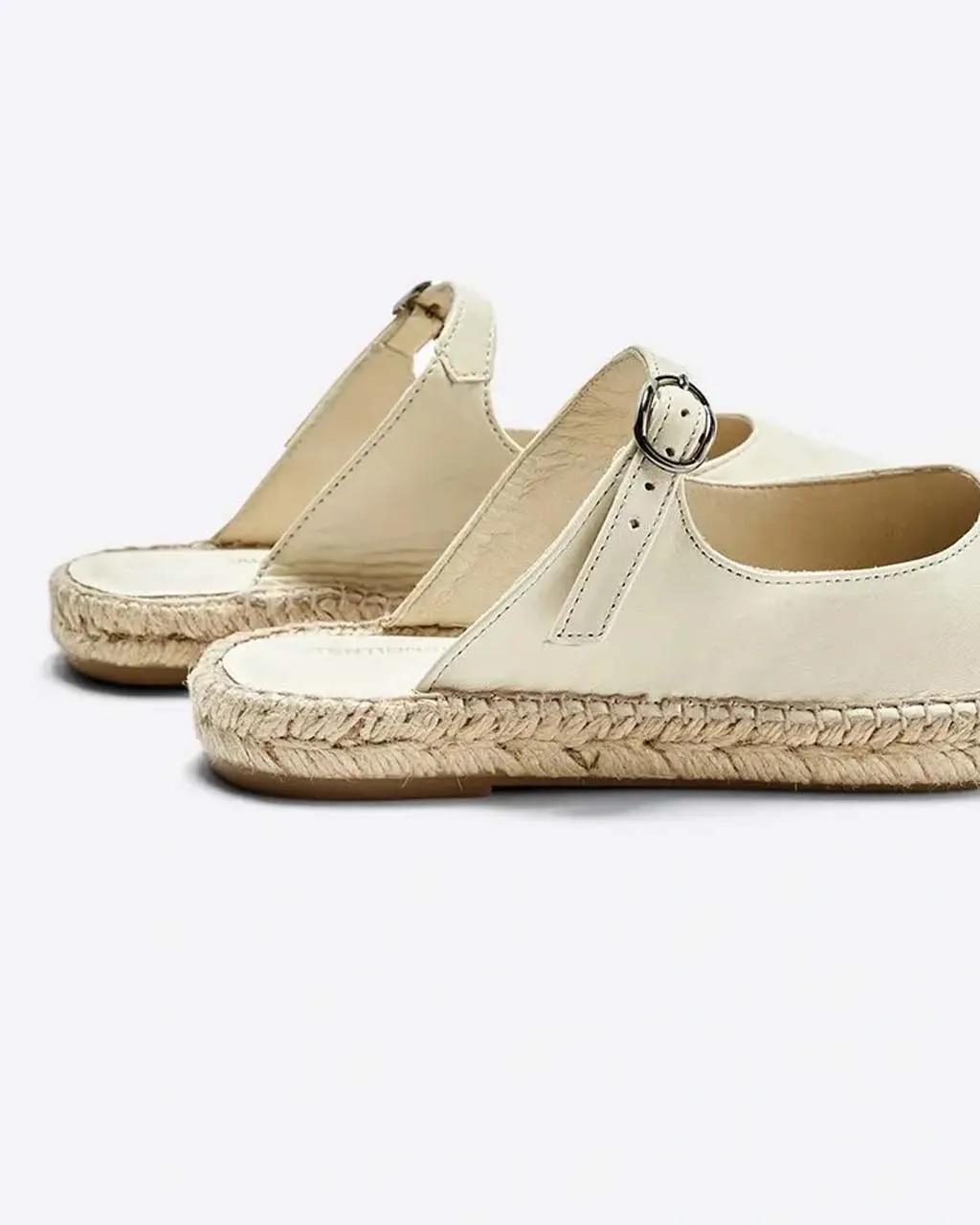 Reports Slip On Espadrille - Cream