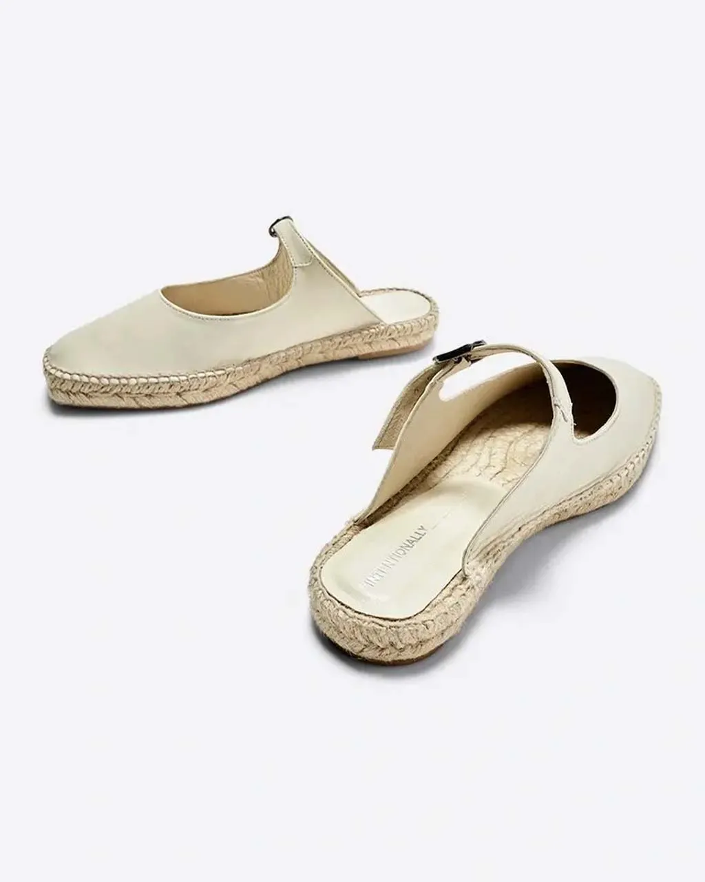 Reports Slip On Espadrille - Cream