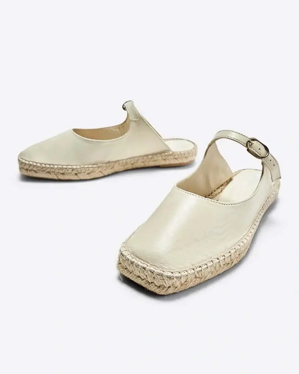 Reports Slip On Espadrille - Cream