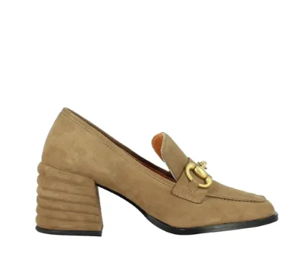 Saint Vera Taupe Leather Handcrafted Shoes