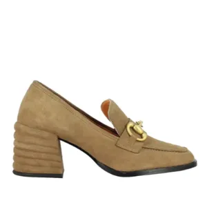 Saint Vera Taupe Leather Handcrafted Shoes