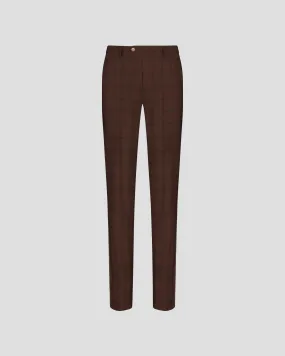 SG Dress Trouser - Dark Brown Window Pane