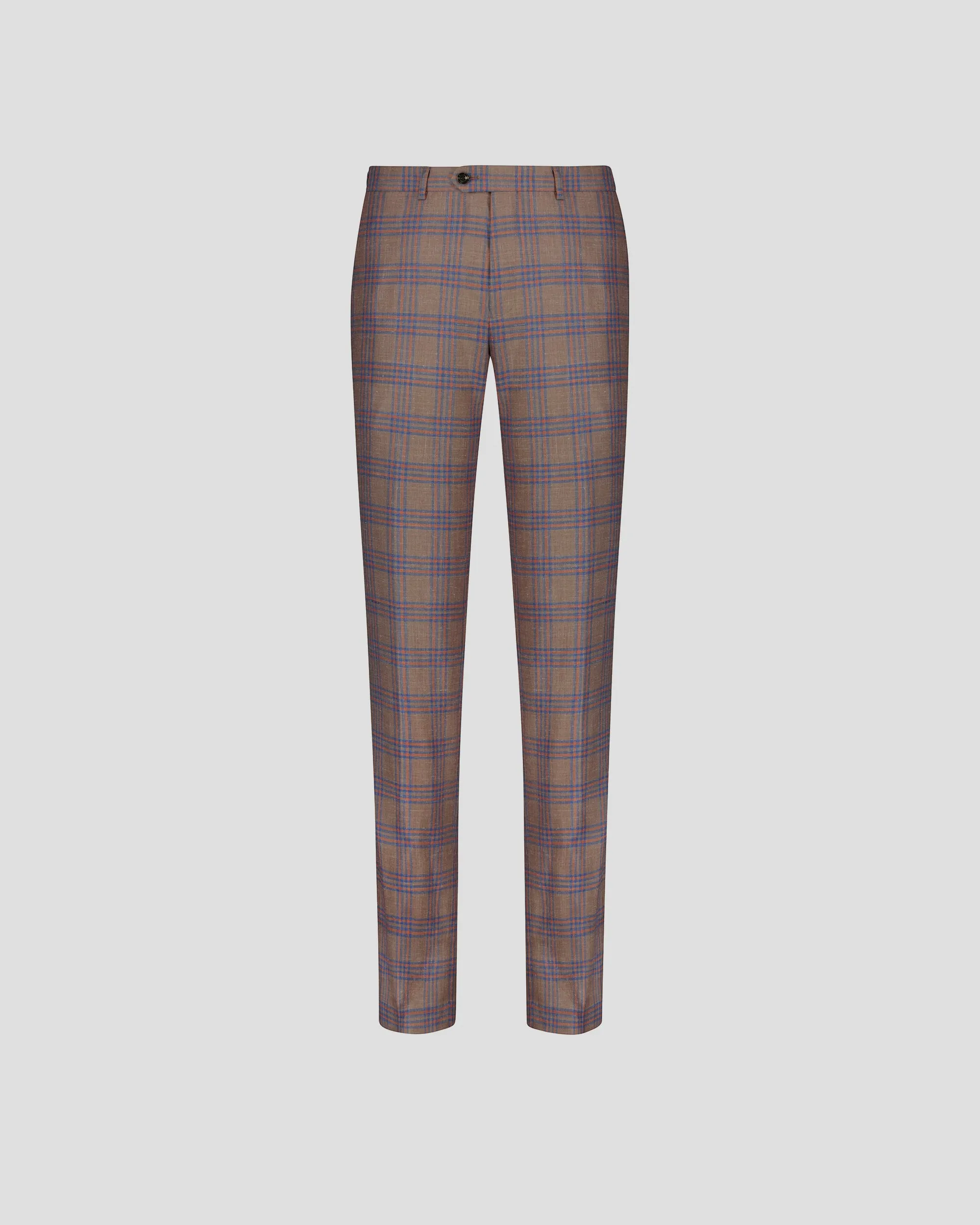 SG Dress Trouser - Khaki   Orange Plaid