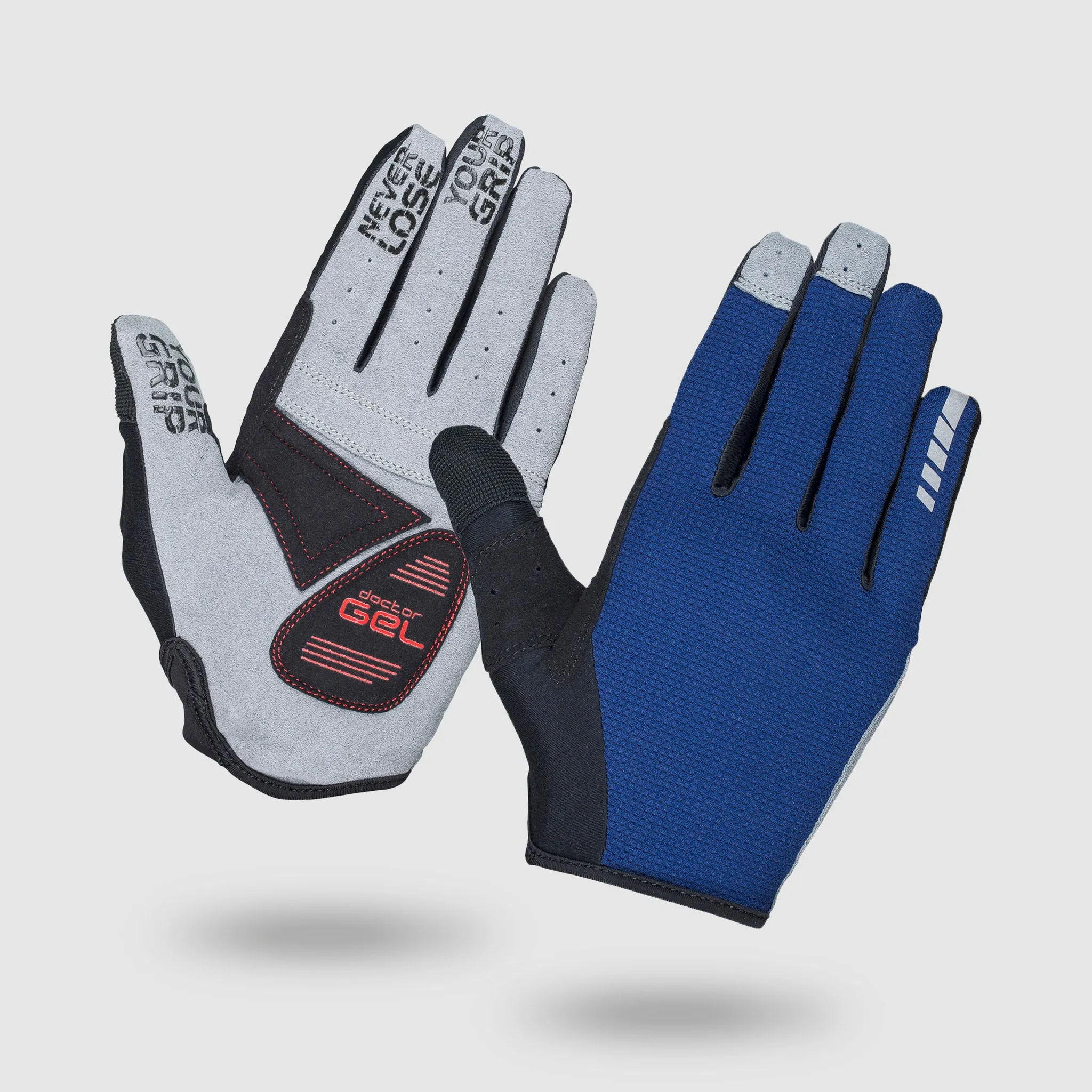 Shark Padded Full Finger Summer Gloves