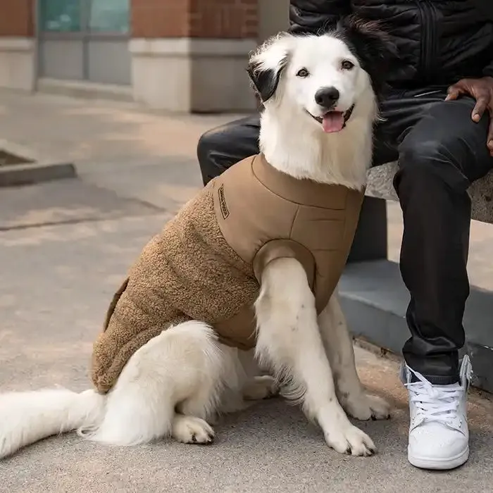 Sherpa Dog Puffer Jacket