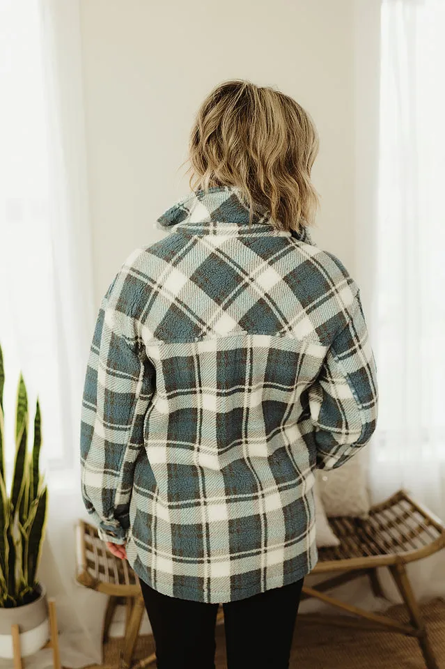 Sherpa Plaid Jacket