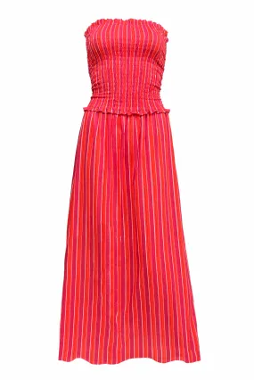 Silvassa Dress (Orange & Red)