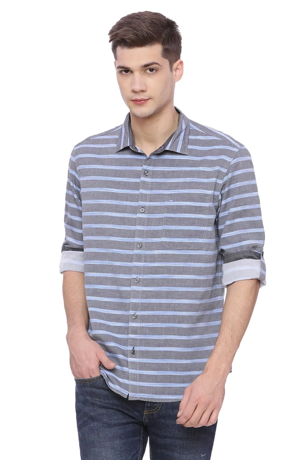 Slim Fit Striped Shirt