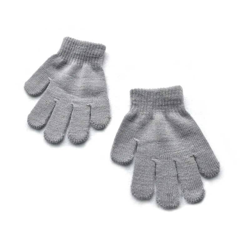 Solid Color Knitted Warm & Comfortable Gloves