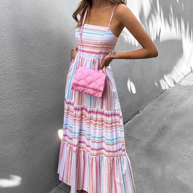 Stella Striped Summer Dress - Culture Heaven Special