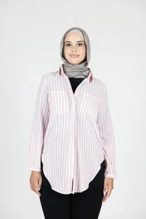 Sue Stripe Button Up Shirt