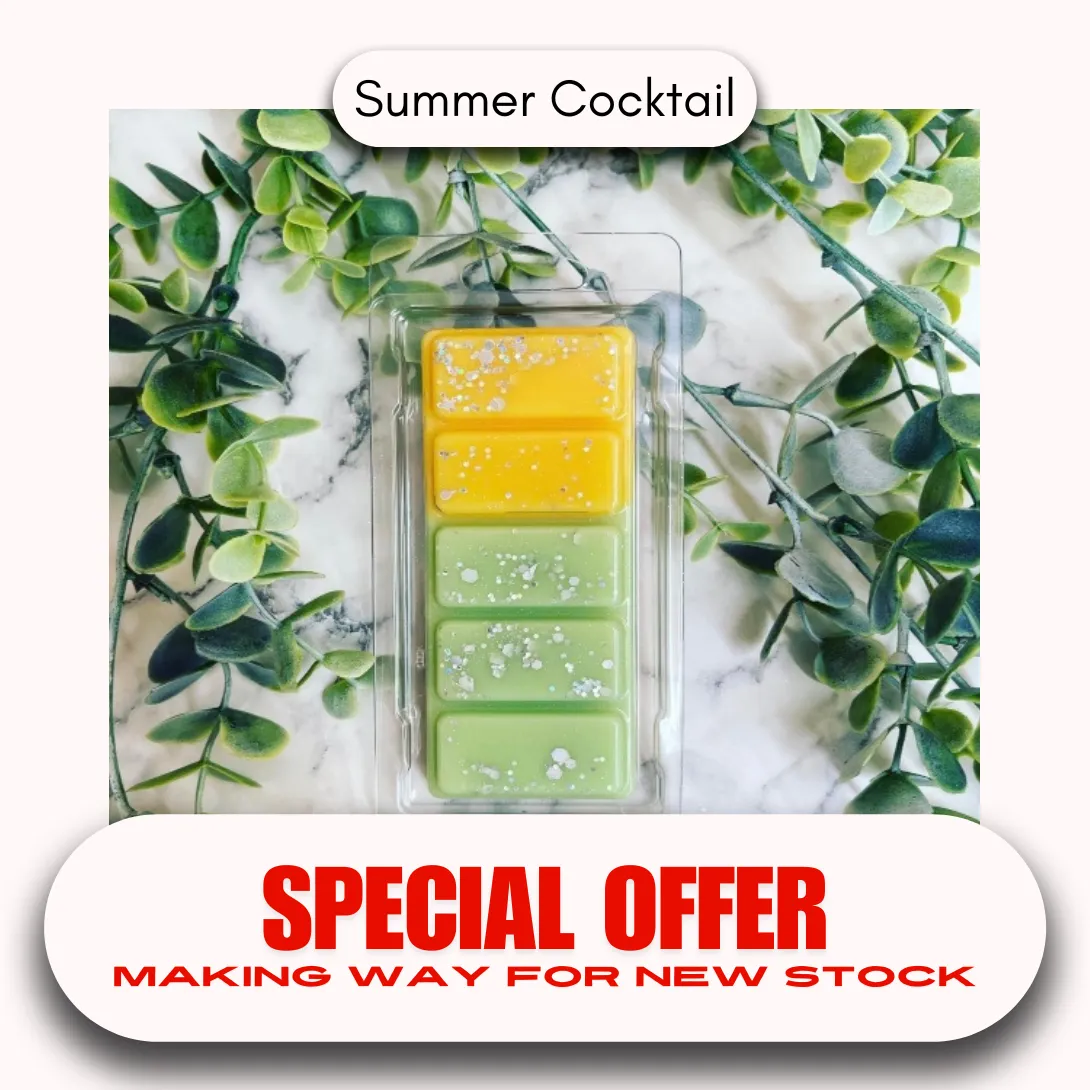 Summer Cocktail Wax Melt Snap Bar