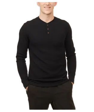 Tentree TreeWaffle Henley Longsleeve - Men's