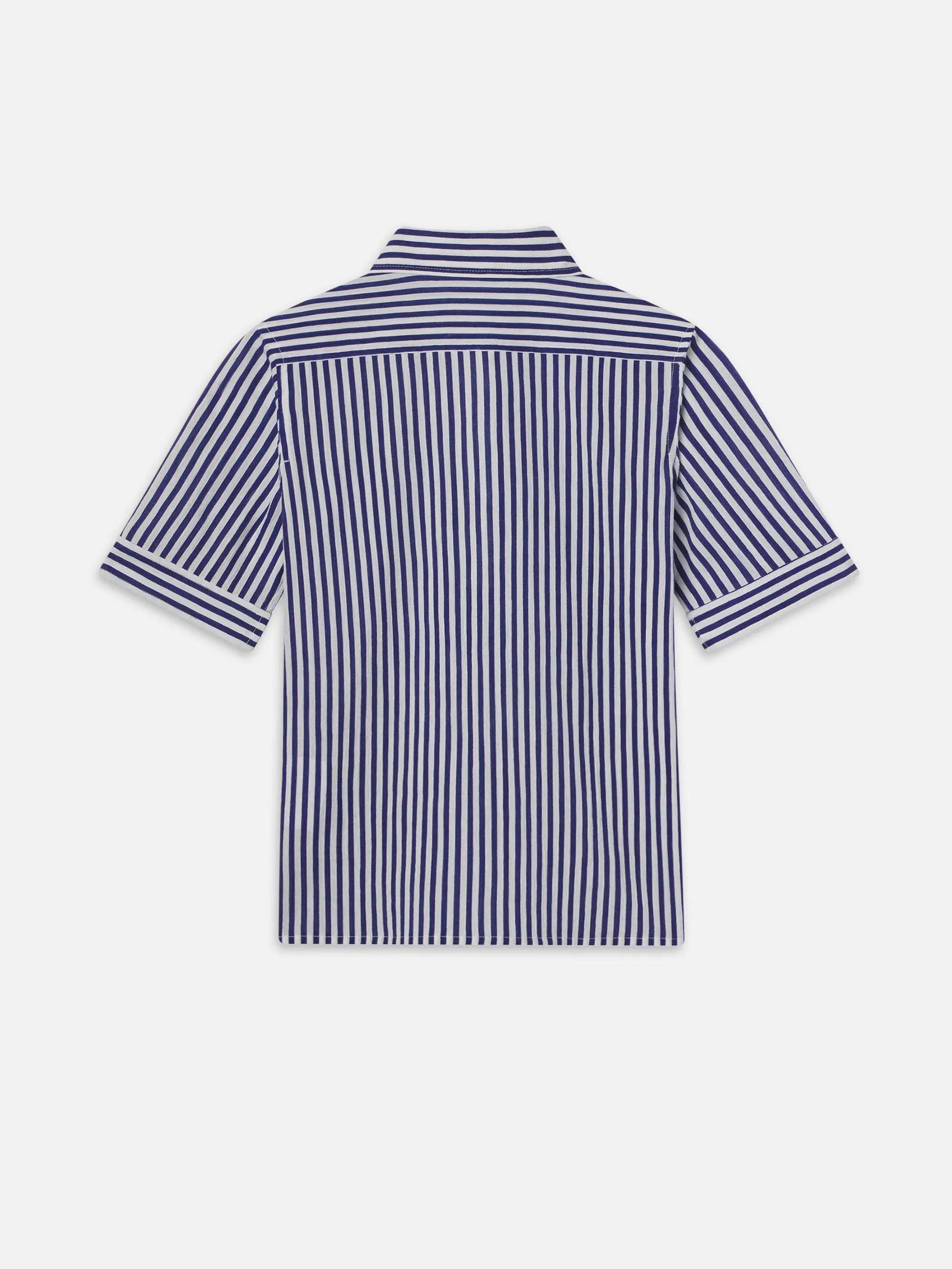 The Snap Polo -- Marine Blue Multi