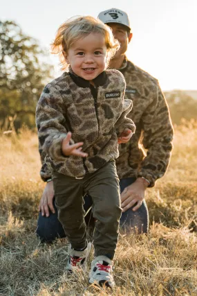 Toddler Sherpa Jacket Full Zip - Rocky Mountain Camo