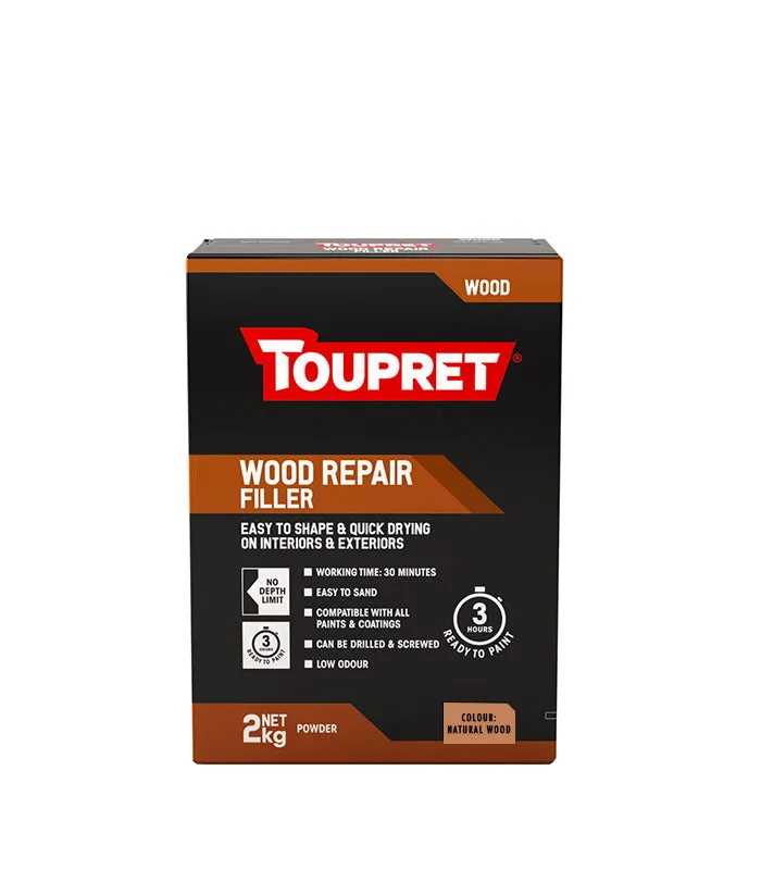 Toupret Quick Dry Wood Repair Filler - Powder