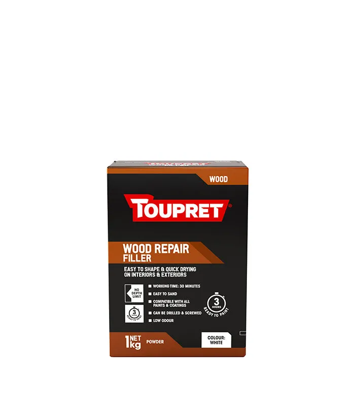 Toupret Quick Dry Wood Repair Filler - Powder