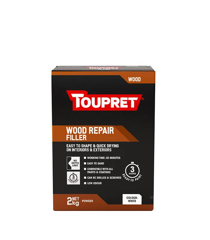 Toupret Quick Dry Wood Repair Filler - Powder