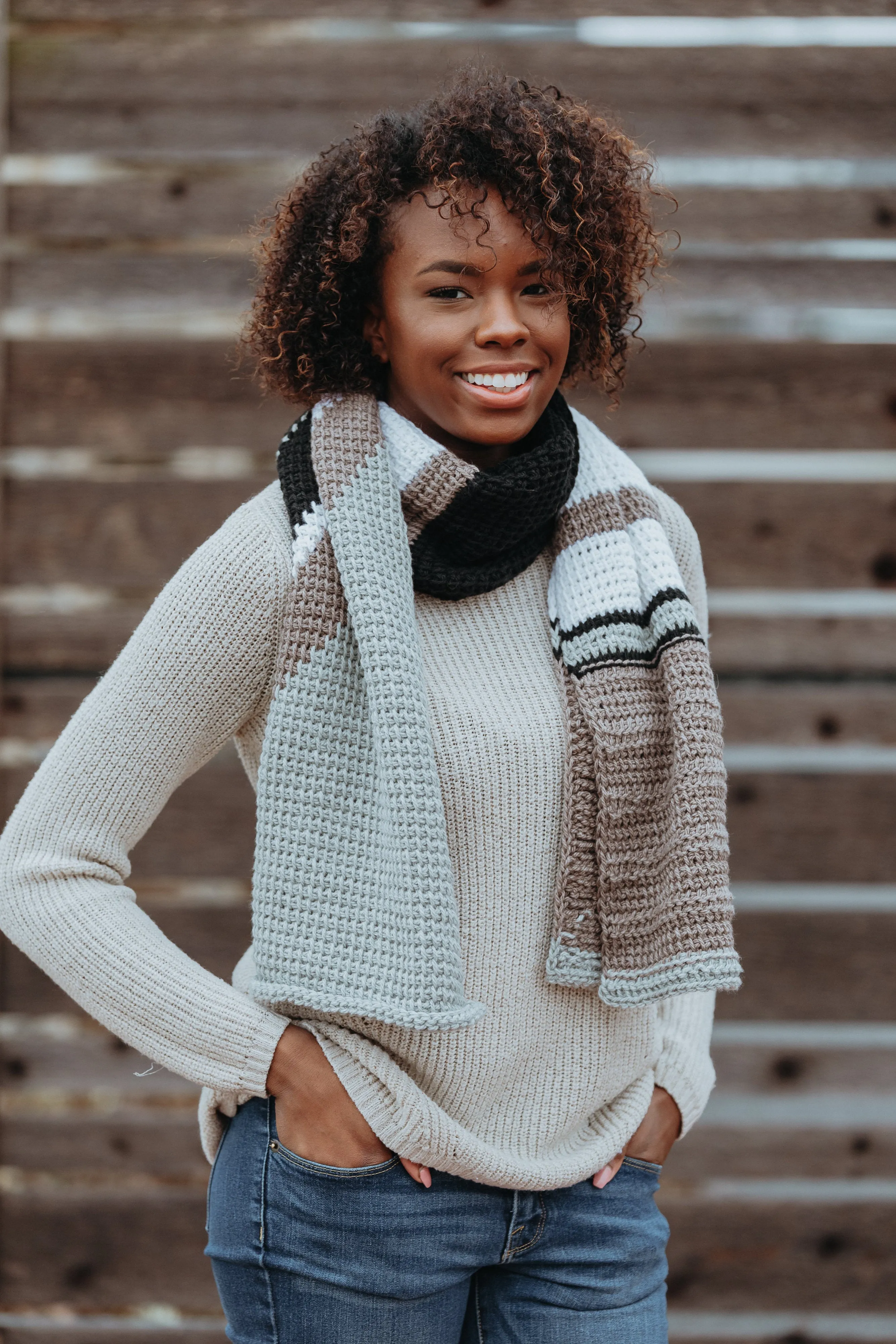 Upstate Scarf // Tunisian Crochet PDF Pattern