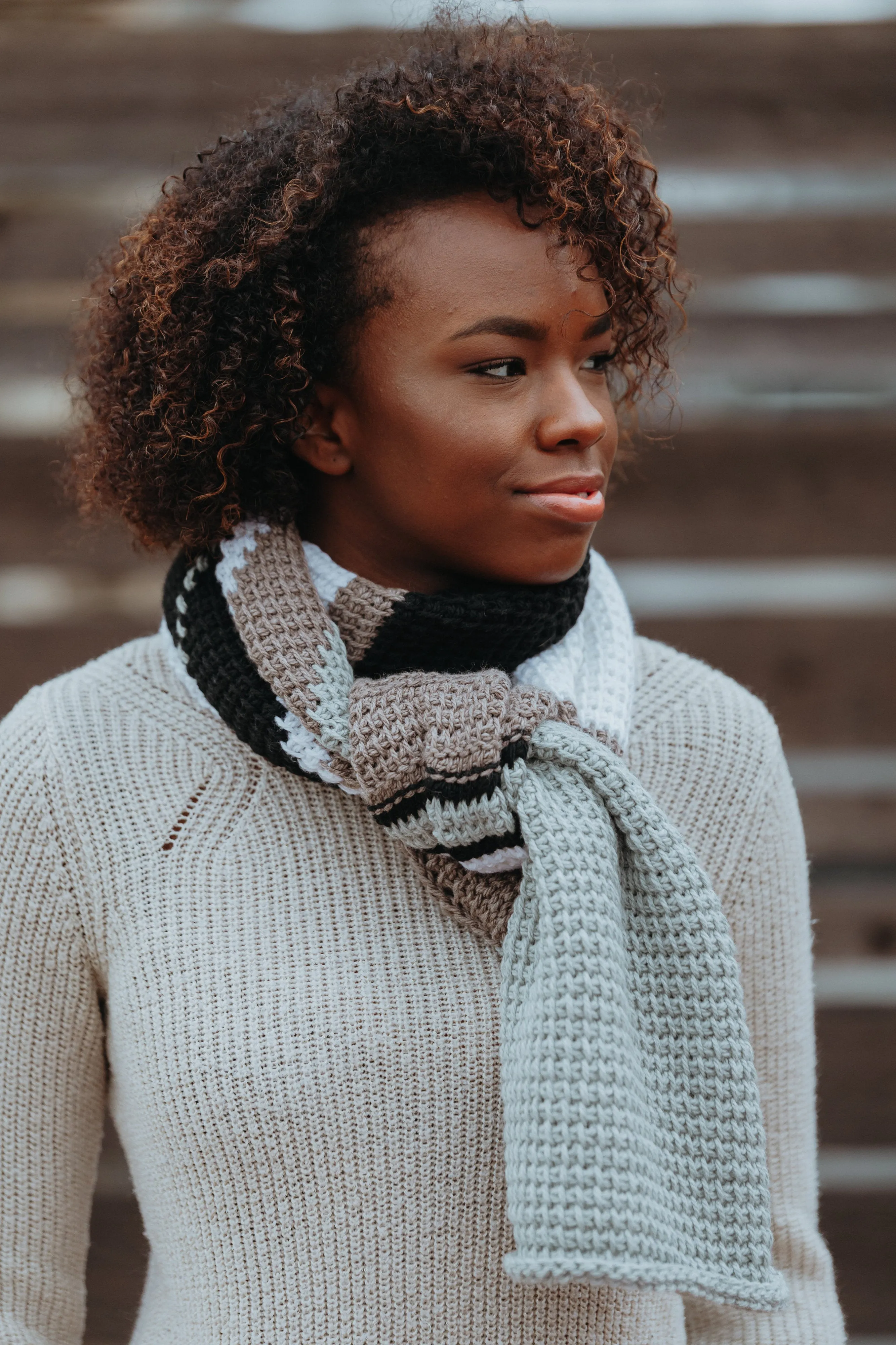 Upstate Scarf // Tunisian Crochet PDF Pattern