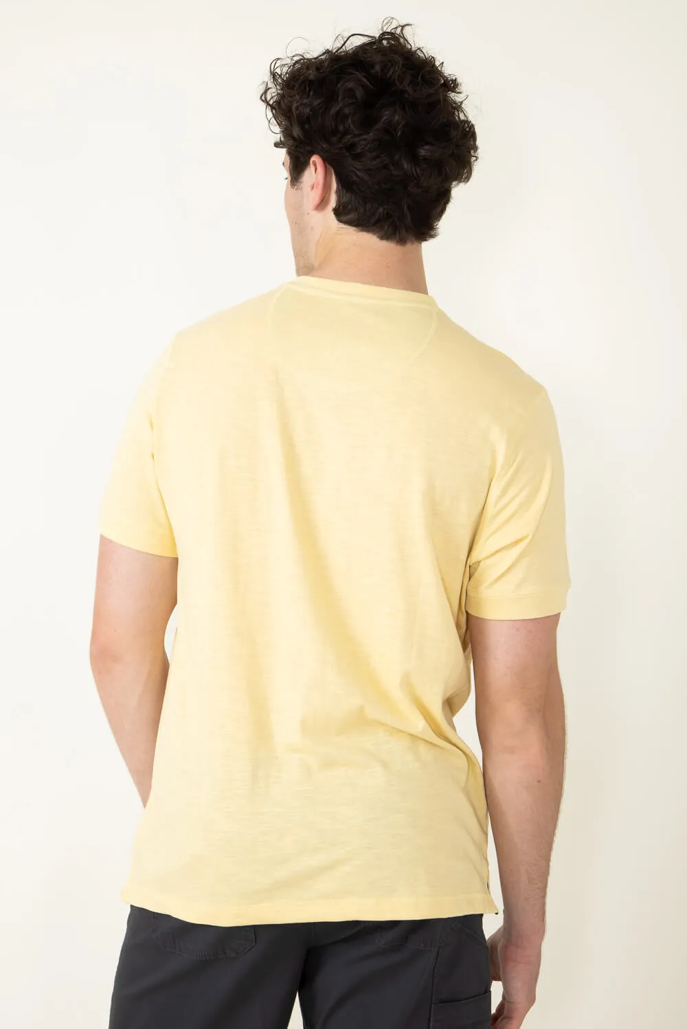 Weatherproof Vintage Henley Shirt for Men in Misted Yellow | S243659GK-MISTEDYELLOW