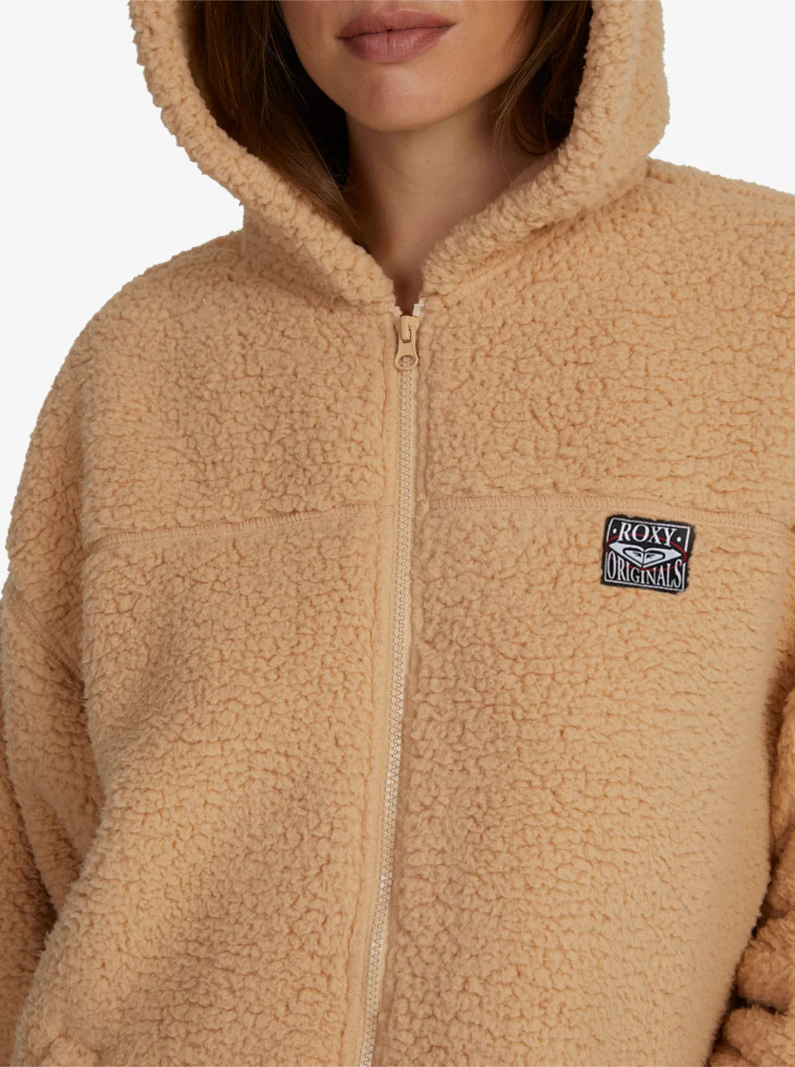 Weekend Plans Polar Zip-Up Fleece - Hazelnut