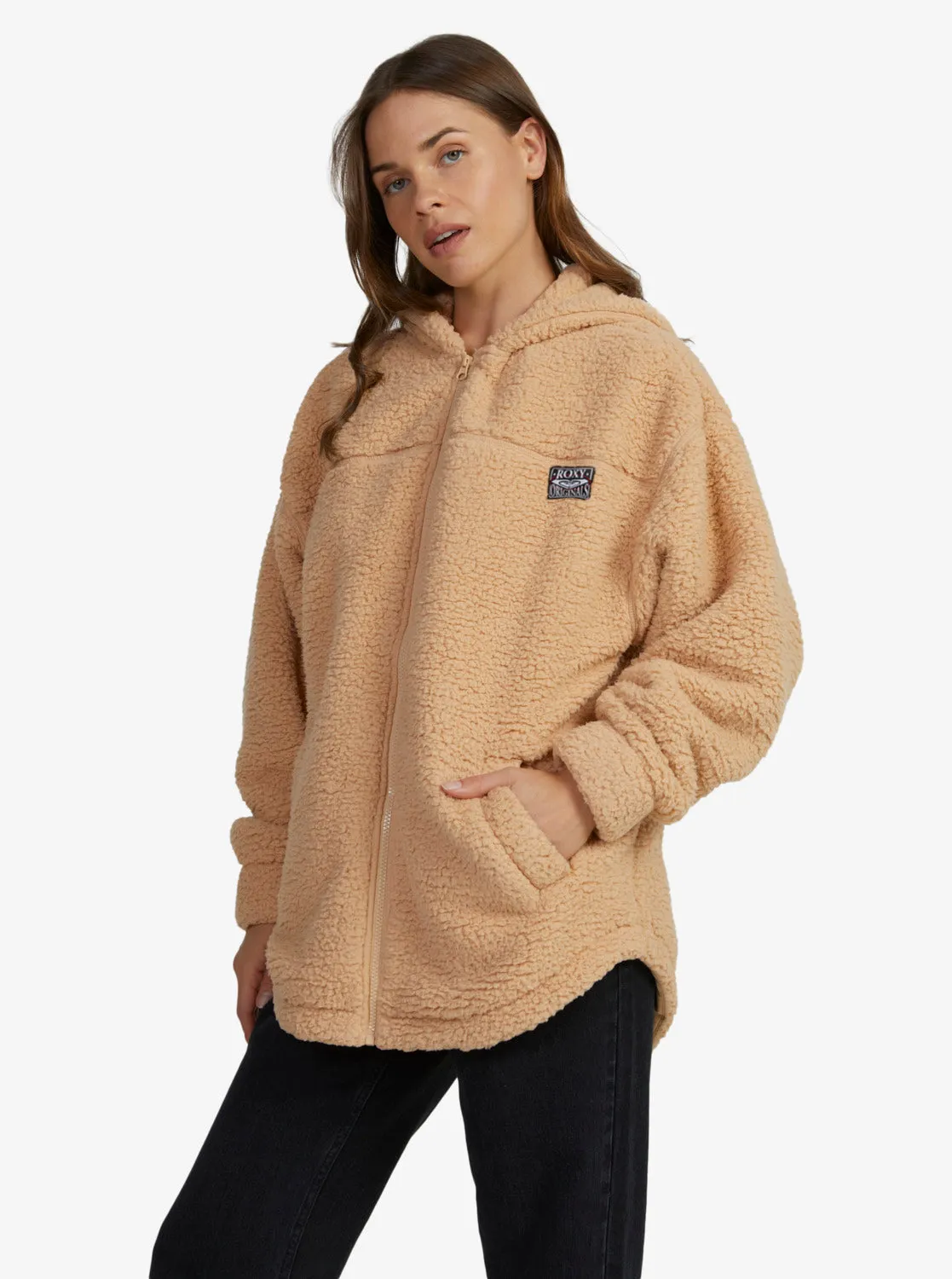 Weekend Plans Polar Zip-Up Fleece - Hazelnut