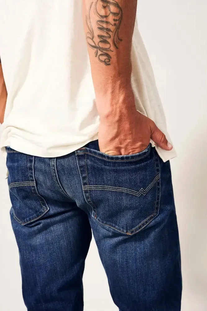 White Stuff Harwood Slim Jean in Mid Denim