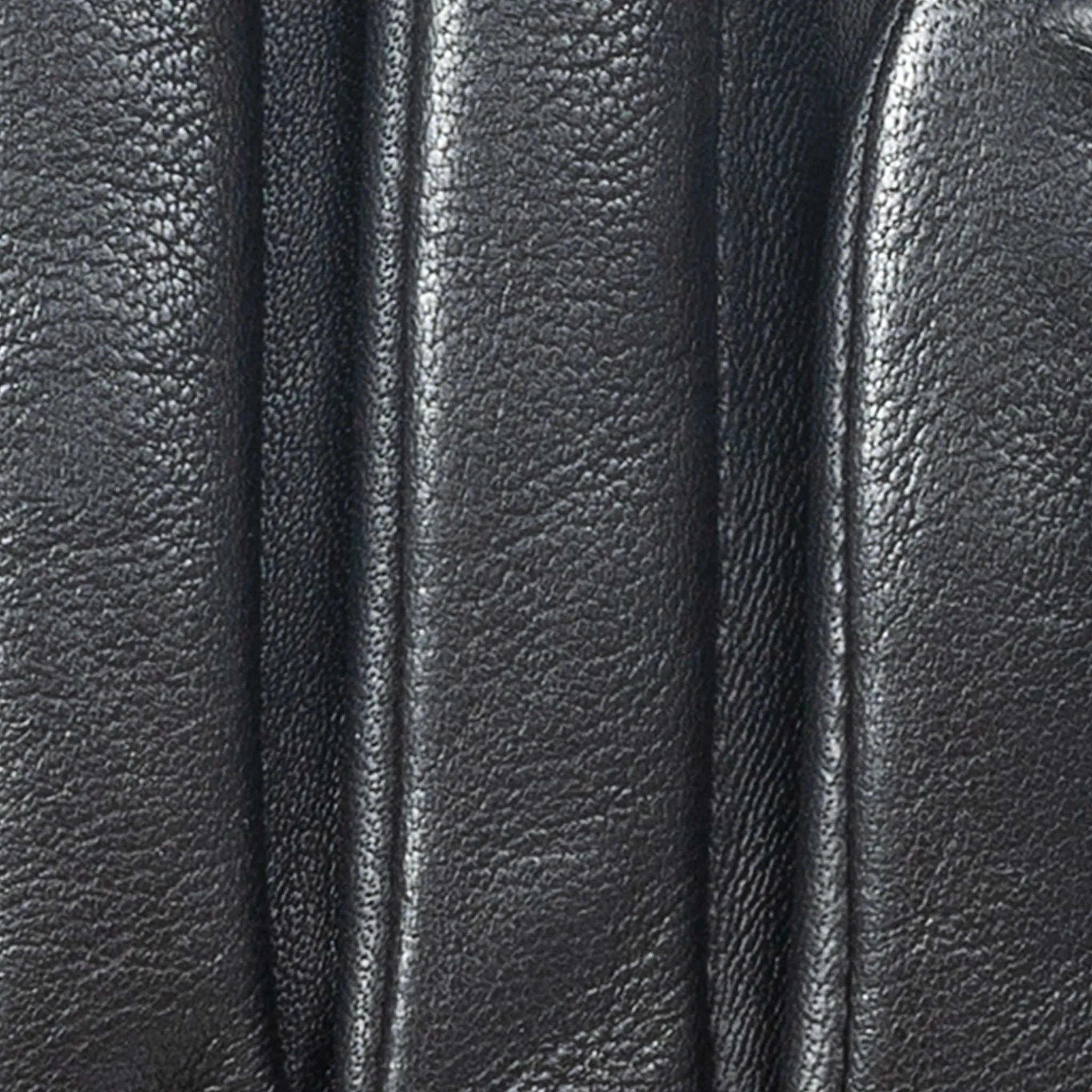 Women’s Touchscreen Three-Point Cashmere-Lined Leather Gloves