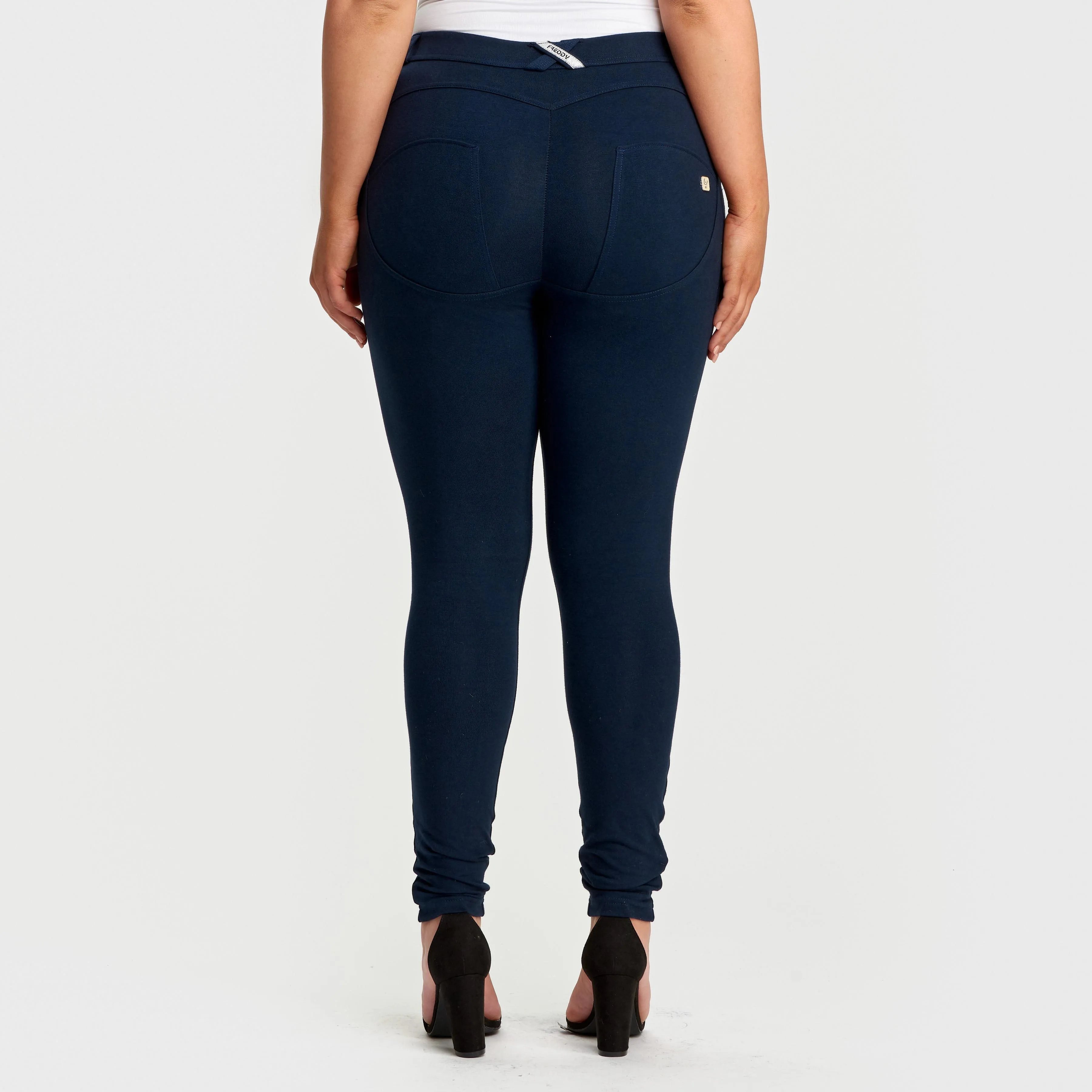 WR.UP® Curvy Fashion - High Waist - Full Length - Navy Blue