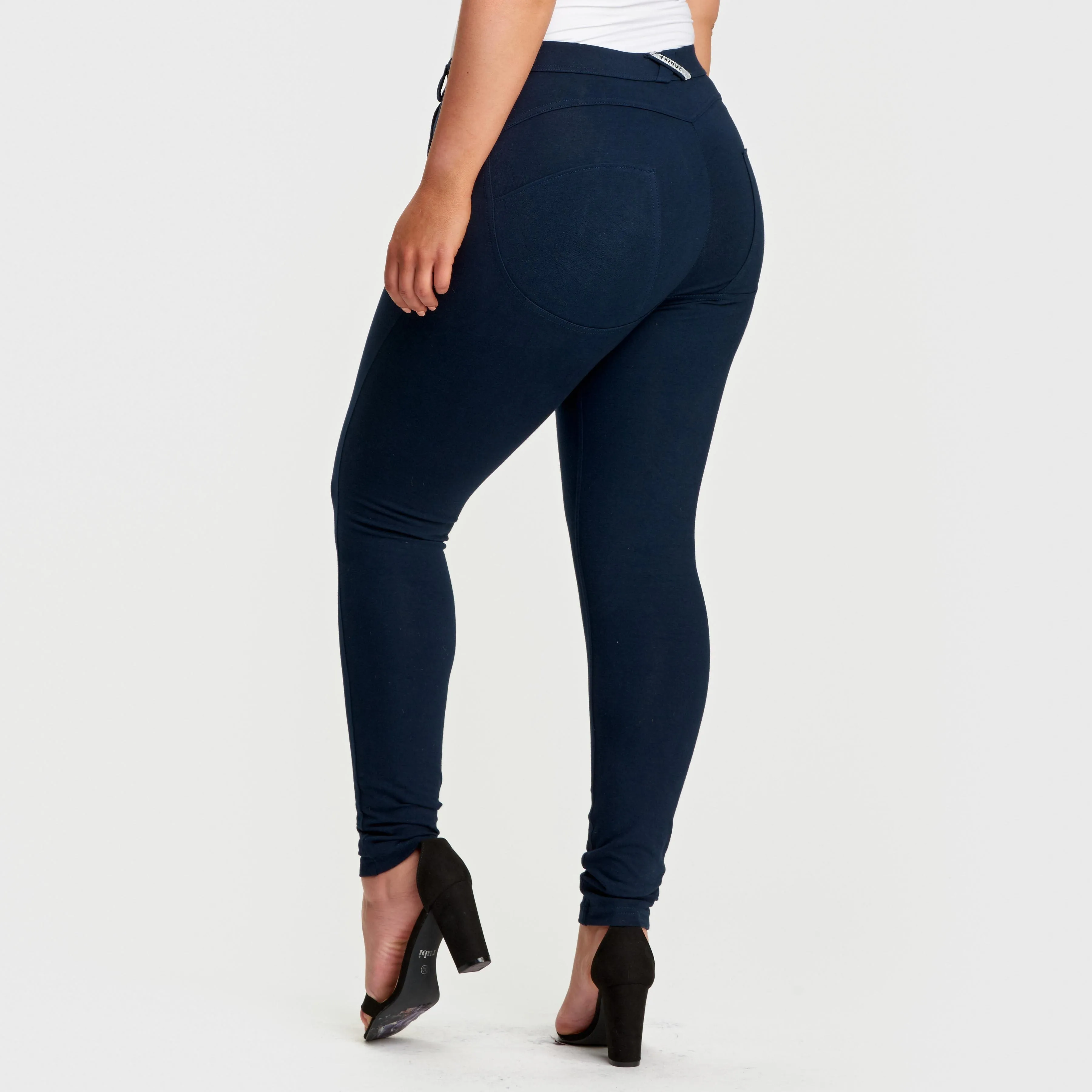 WR.UP® Curvy Fashion - High Waist - Full Length - Navy Blue