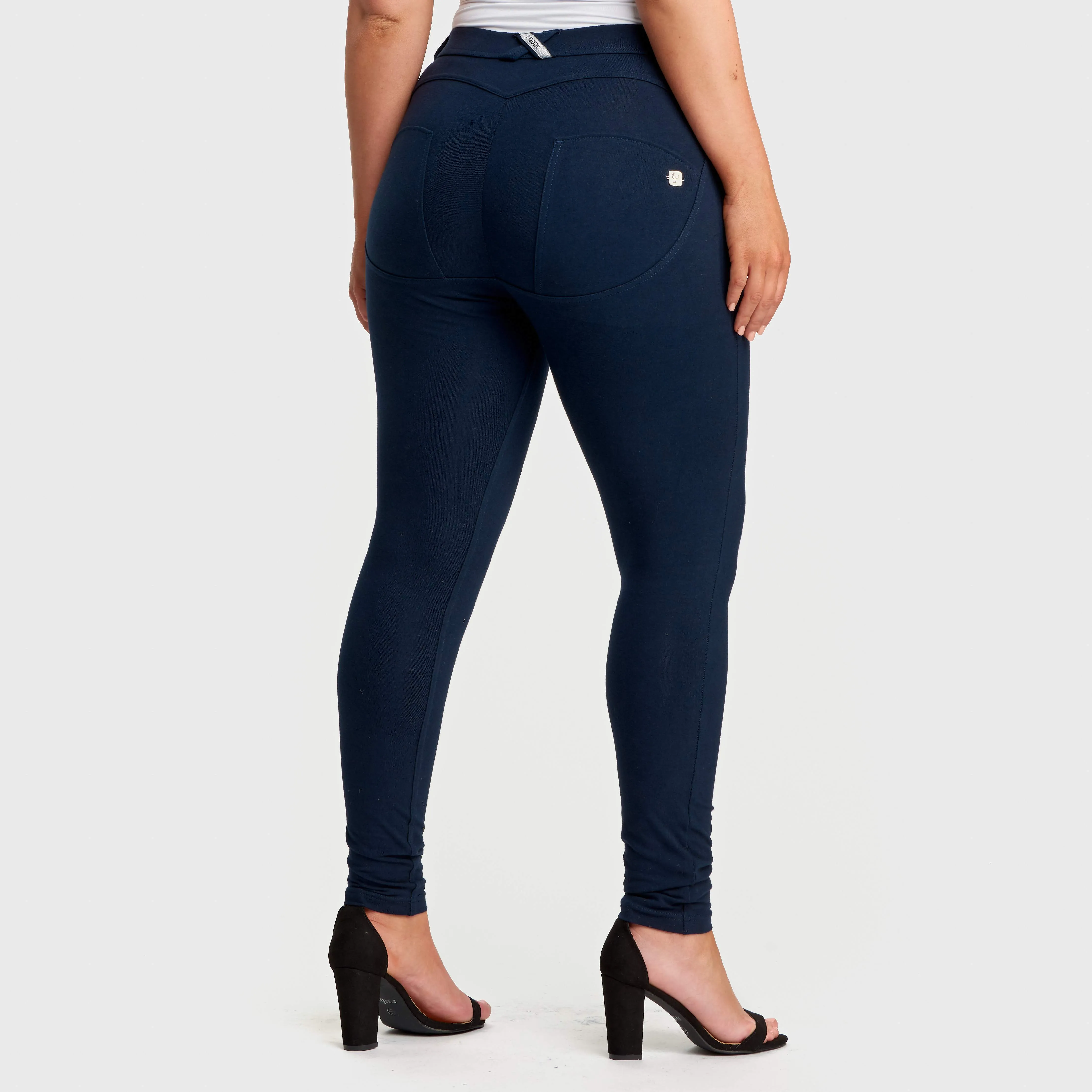 WR.UP® Curvy Fashion - High Waist - Full Length - Navy Blue