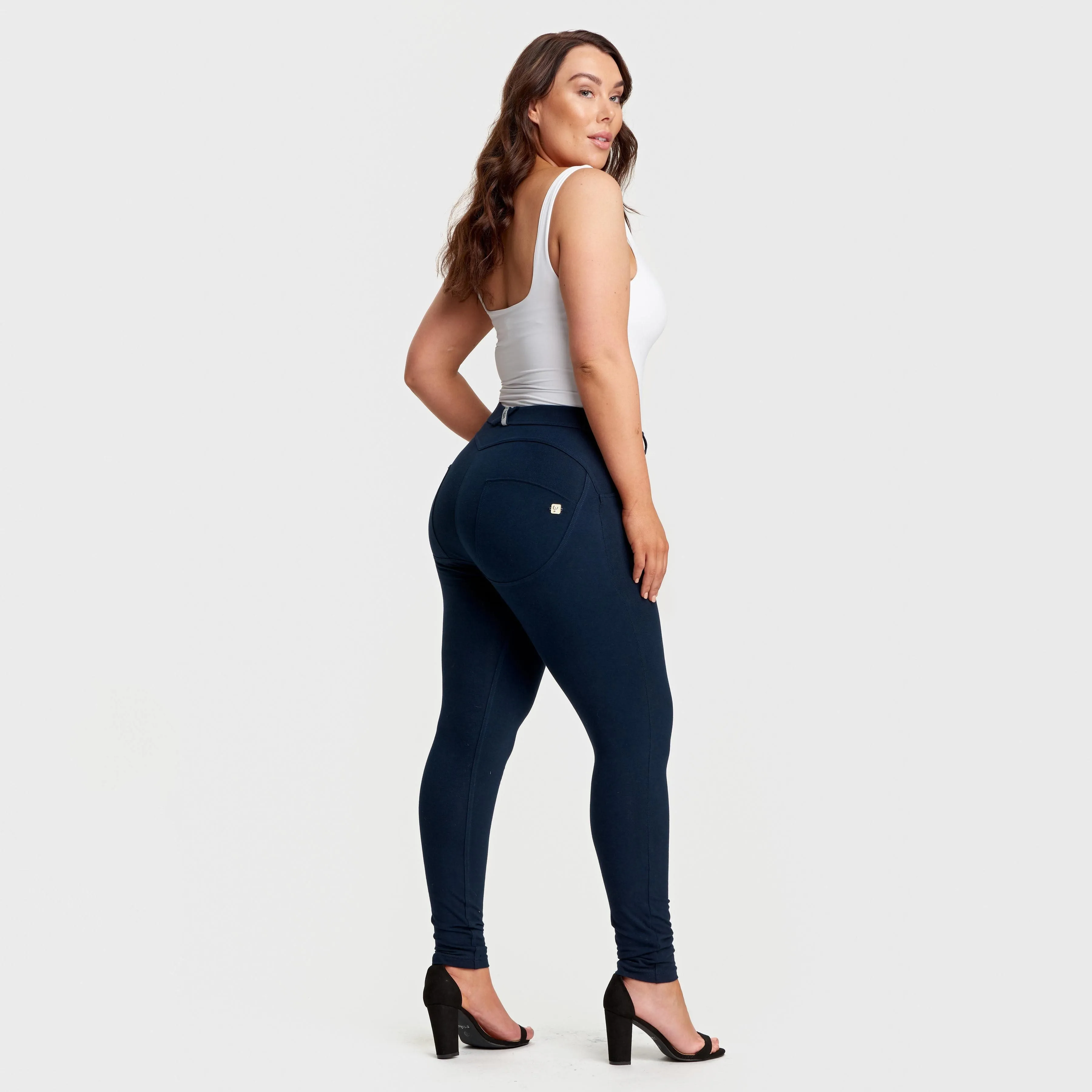 WR.UP® Curvy Fashion - High Waist - Full Length - Navy Blue