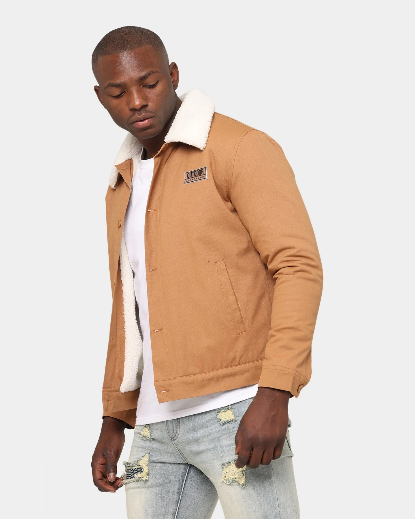 XXIII Gage Sherpa Lined Jacket Toffee